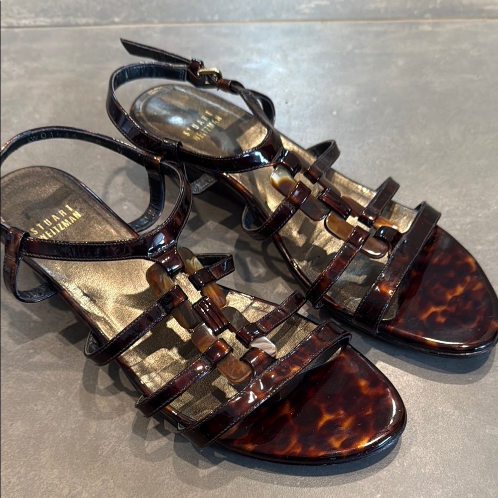Stuart Weitzman Tourtouise Sandals